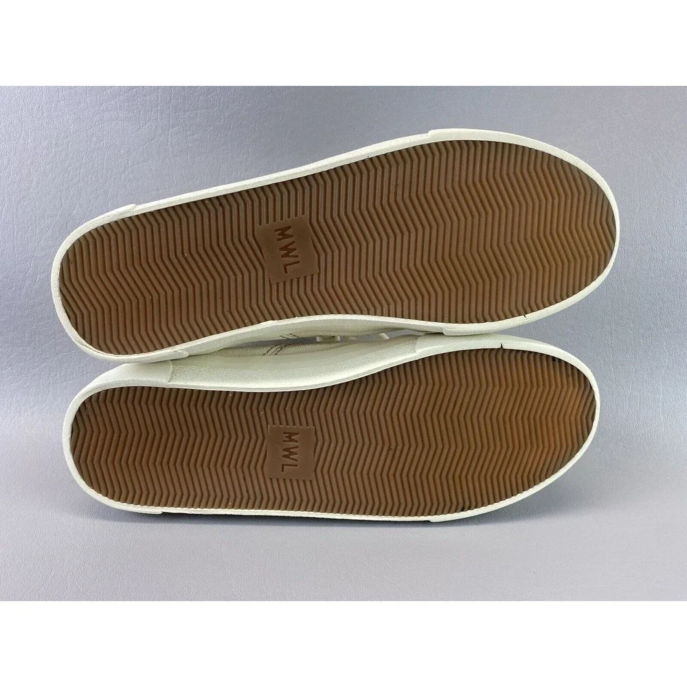 Madewell Sidewalk Low Top Women's Sz 8.5M Men's 7M Athletic Canvas Sneaker Shoes